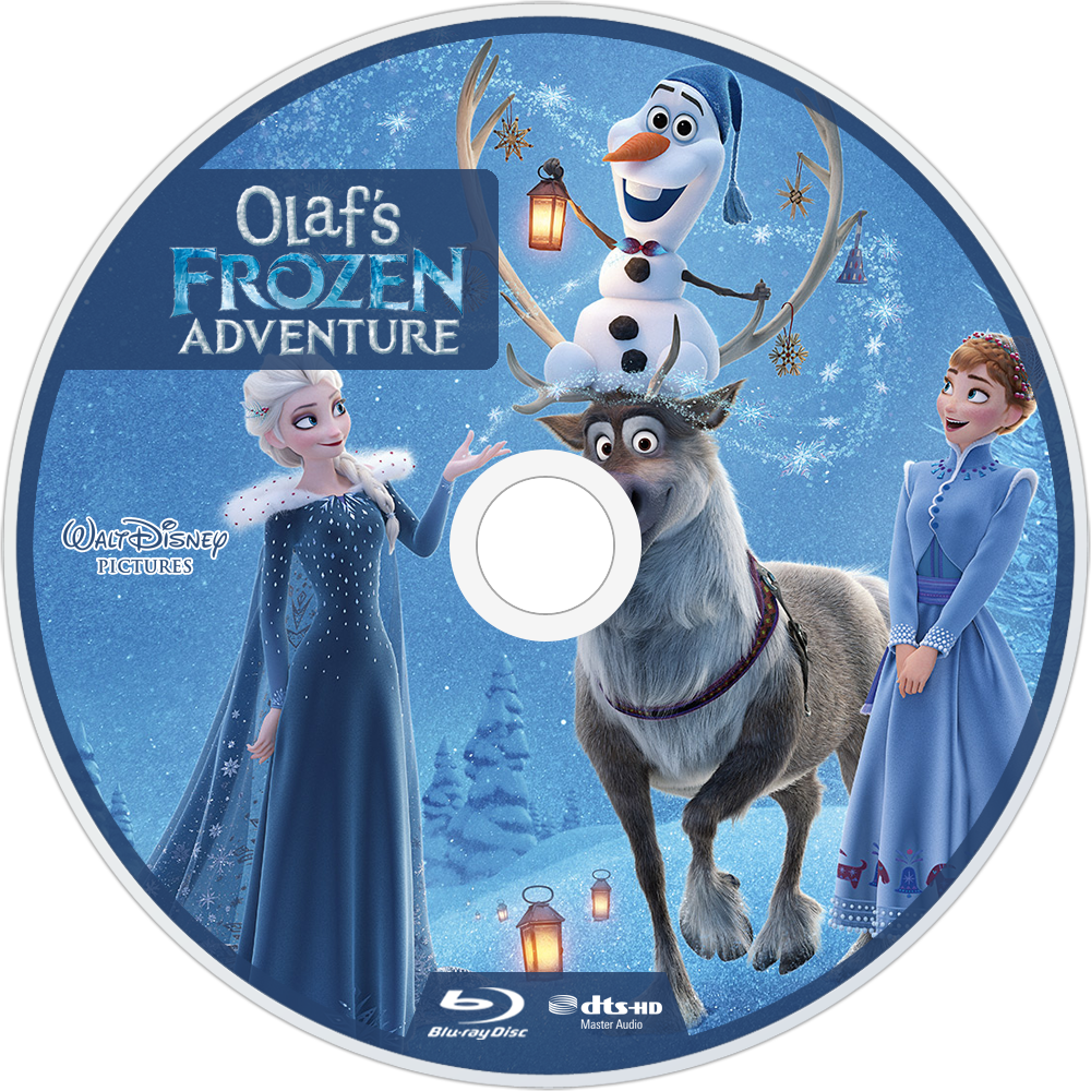 Olafs Frozen Adventure Blu Ray Disc PNG Image