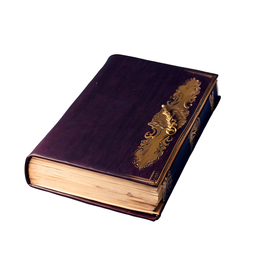 Old Closed Book Design Png Unh PNG Image