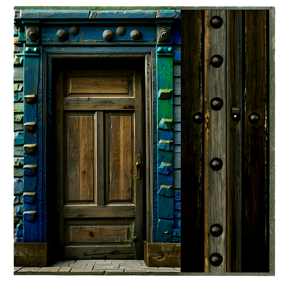 Old Closed Door Texture Png 5 PNG Image