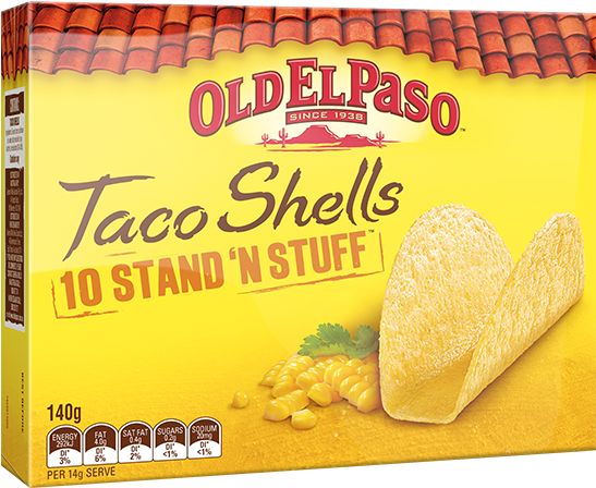 Old El Paso Taco Shells Packaging PNG Image