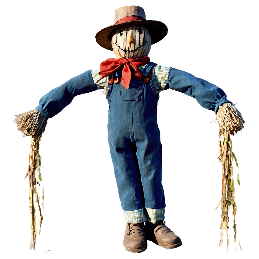 Old-fashioned Farm Scarecrow Png 05242024 PNG Image