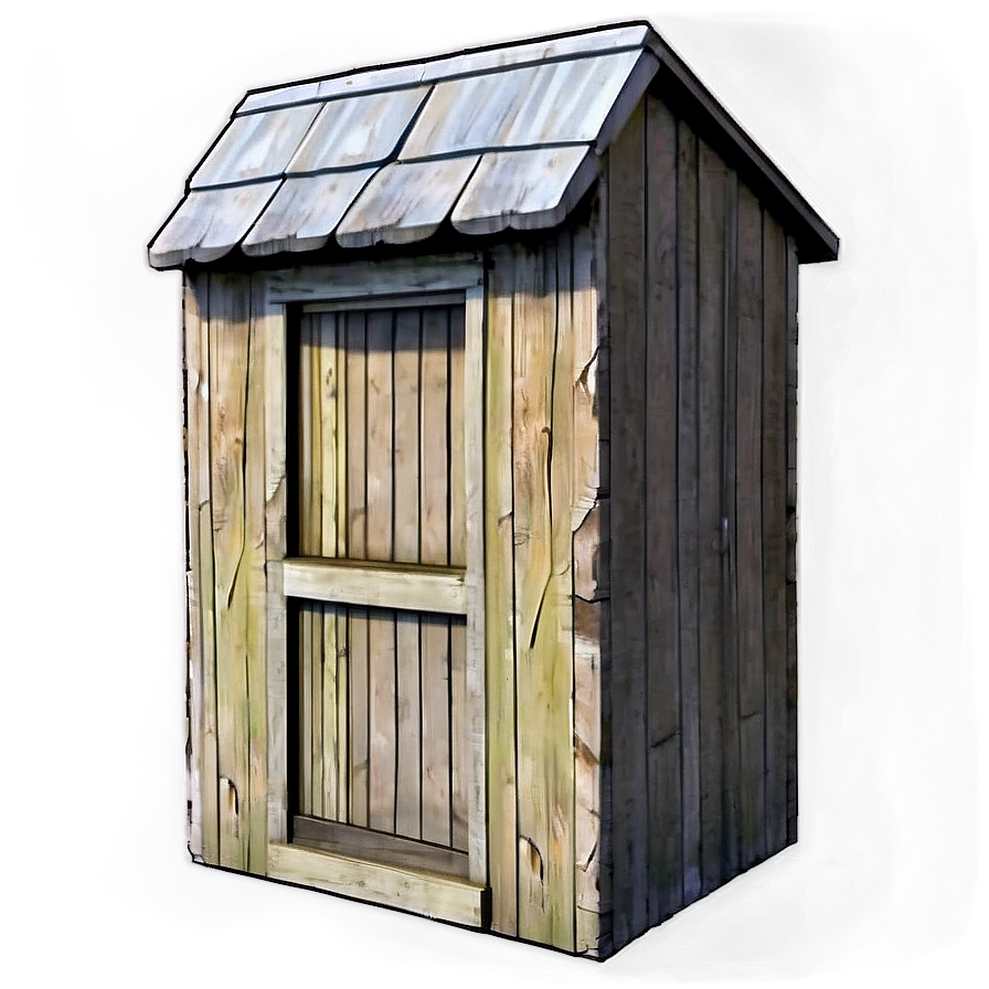 Old-fashioned Outhouse Model Png Bro49 PNG Image