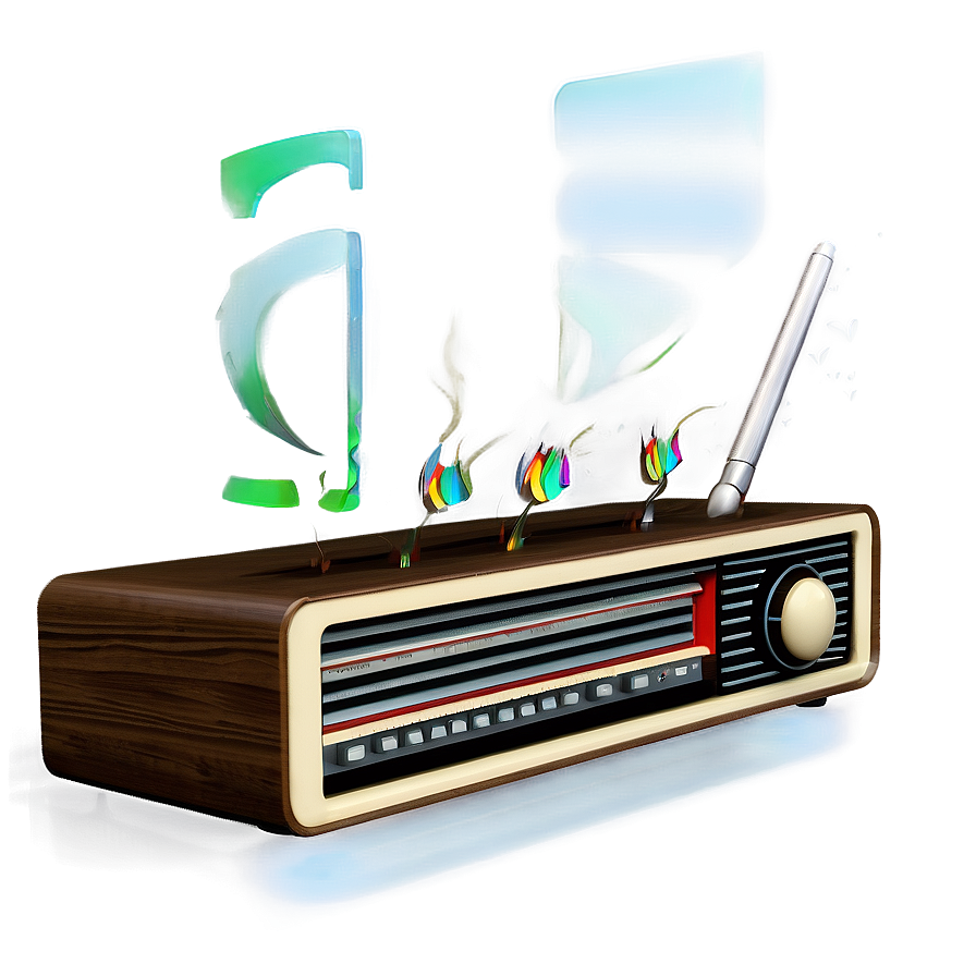 Old-fashioned Radio Png Qwc PNG Image