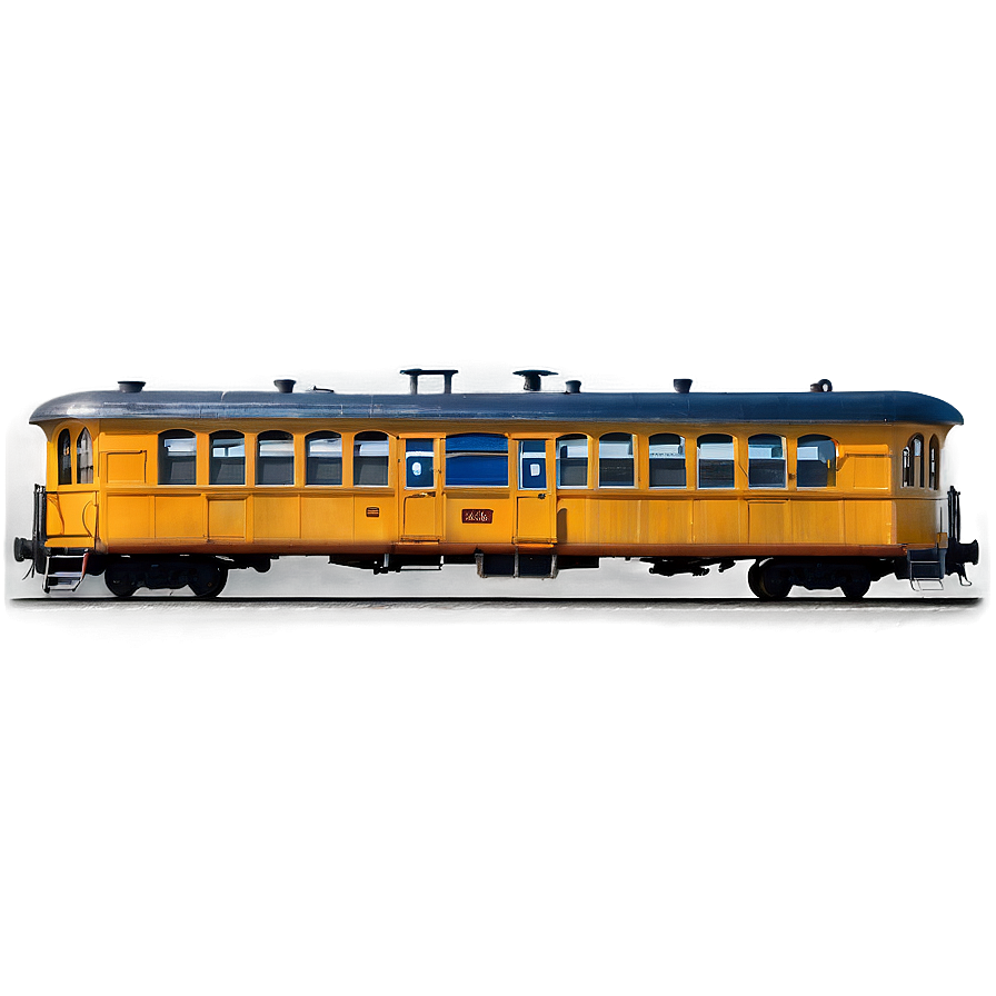 Old-fashioned Train Car Png Pcv PNG Image