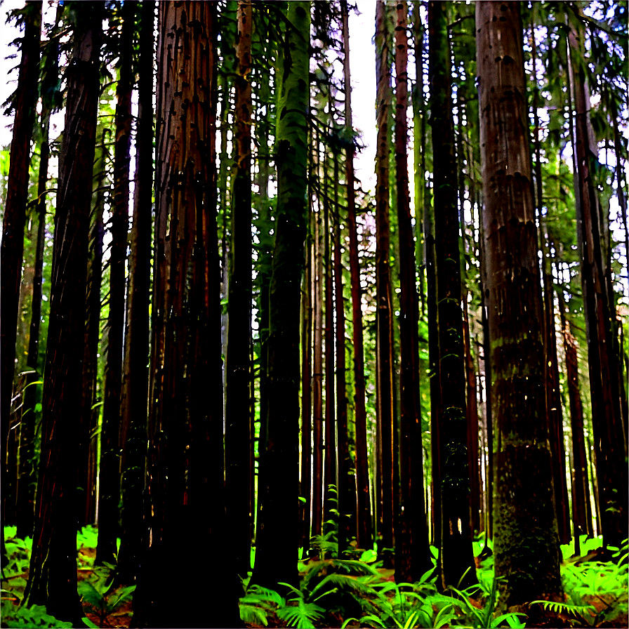 Old Growth Forest Panorama Png 80 PNG Image