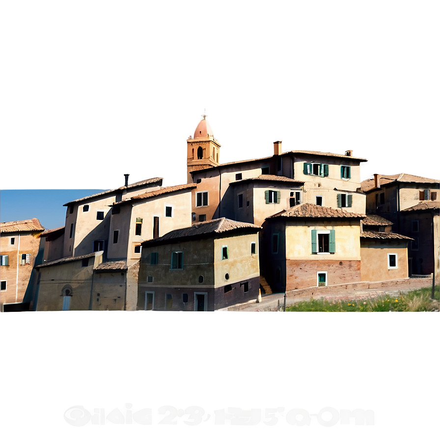 Old Italian Village Luca Png Dui3 PNG Image