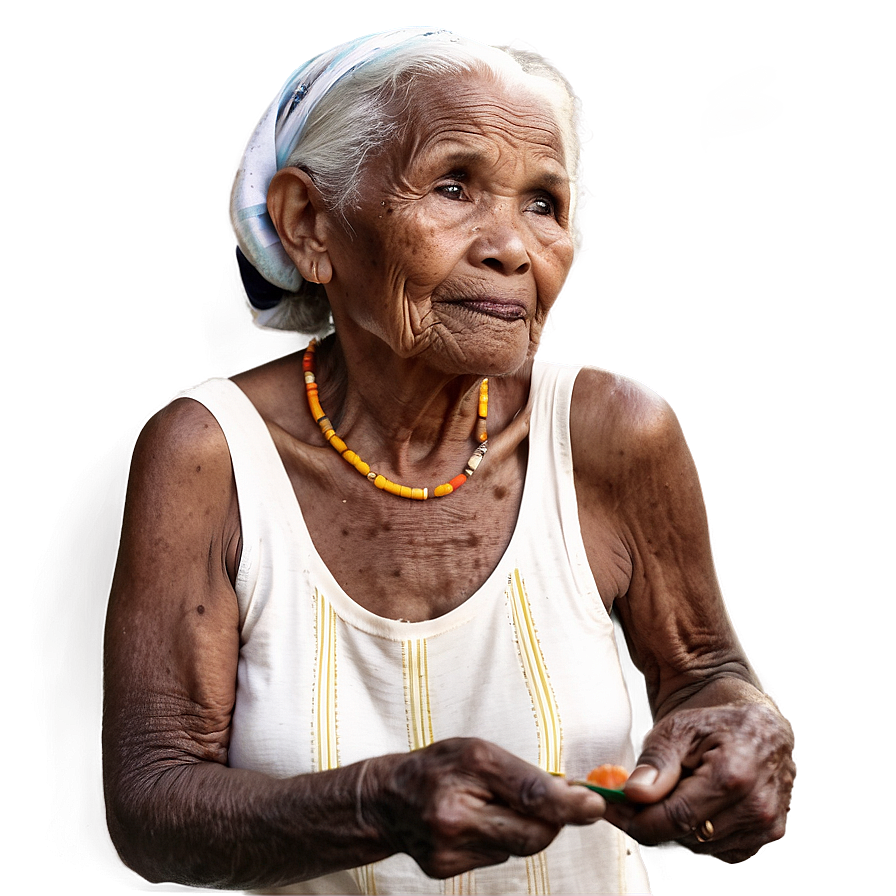 Old Lady At Market Png Dcu36 PNG Image