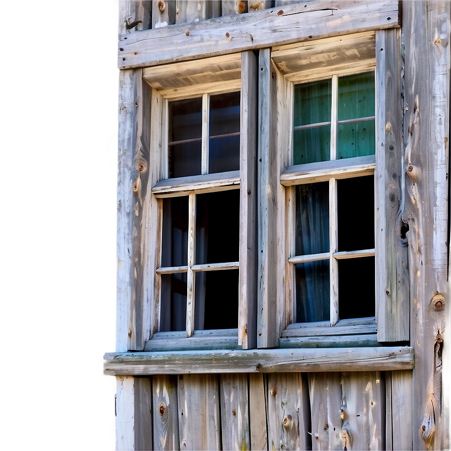 Old Rustic Windows Png Pjd PNG Image