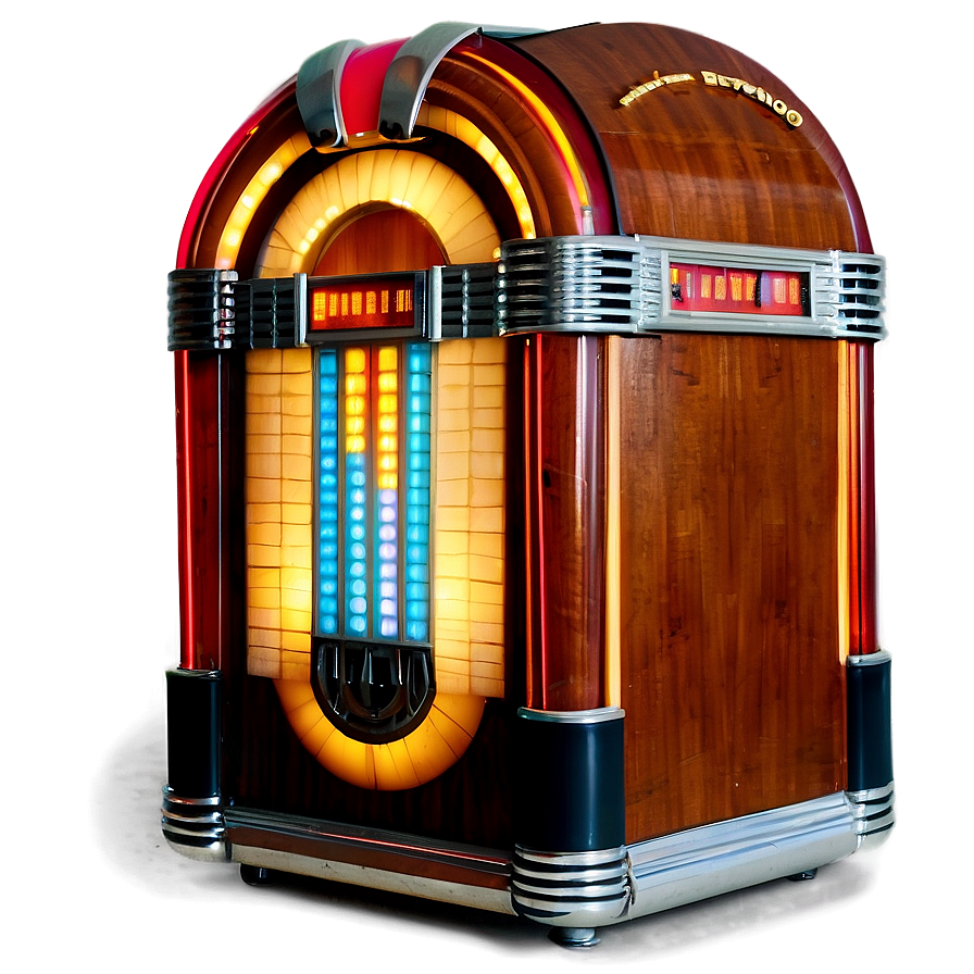 Old School 1950s Jukebox Png 06242024 PNG Image