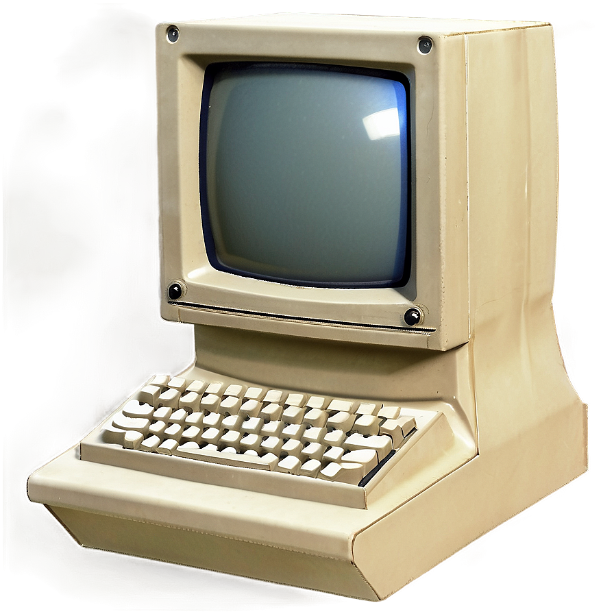 Old-school Computer Png Pcl91 PNG Image