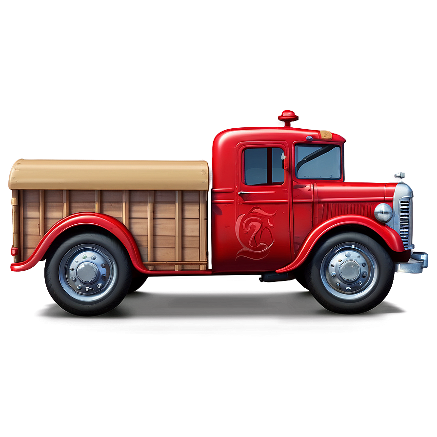 Old School Mail Truck Png 69 PNG Image