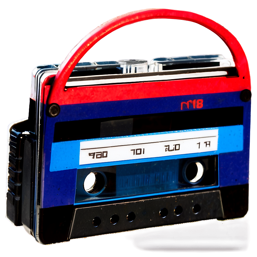 Old School Radio Cassette Png Dfo PNG Image