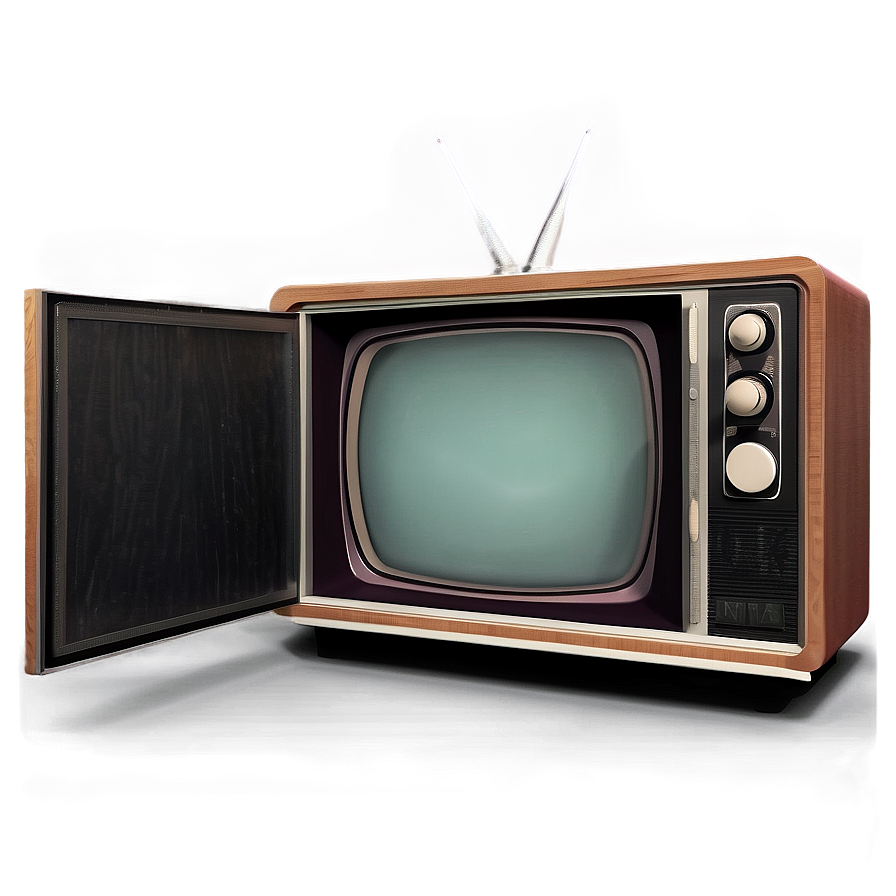 Old School Television Png Gim PNG Image