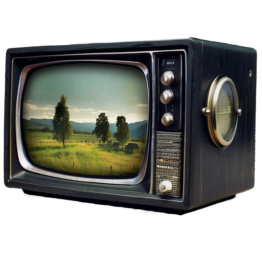 Old-style Television Display Png 05252024 PNG Image