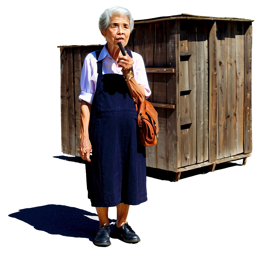 Old Woman With Pipe Png 29 PNG Image