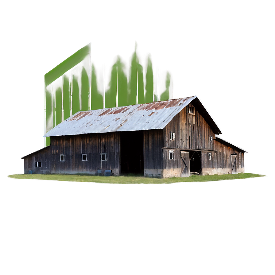 Old Wooden Barn Png Ocw PNG Image