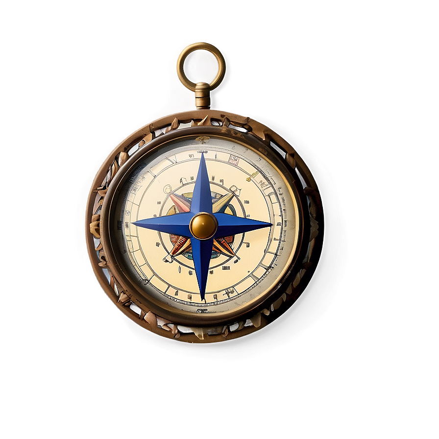 Old World Compass Png Pwe2 PNG Image