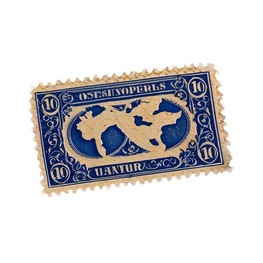 Old World Stamp Design Png Fqm PNG Image