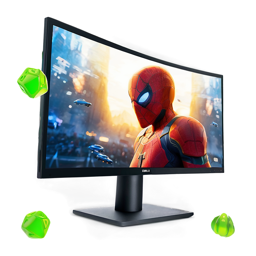 Oled Gaming Monitor Png Mlv PNG Image