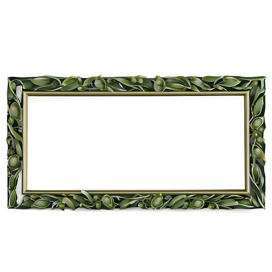 Olive Green Frame Png 4 PNG Image