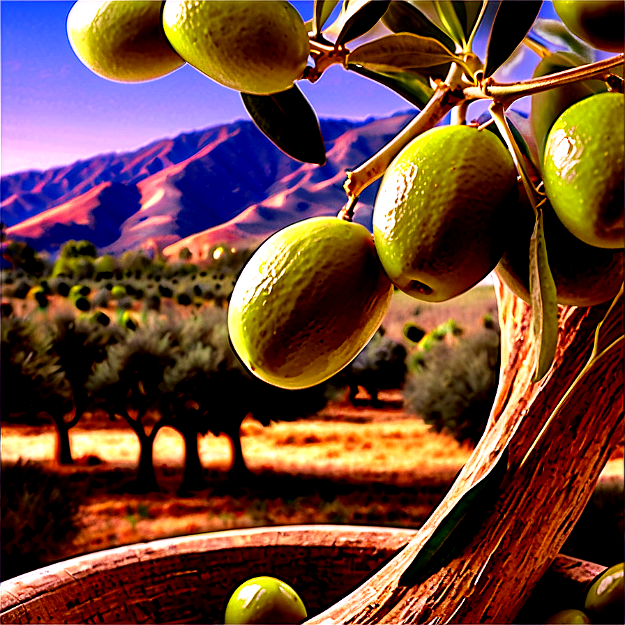 Olive Harvest Scene Png Lyv43 PNG Image