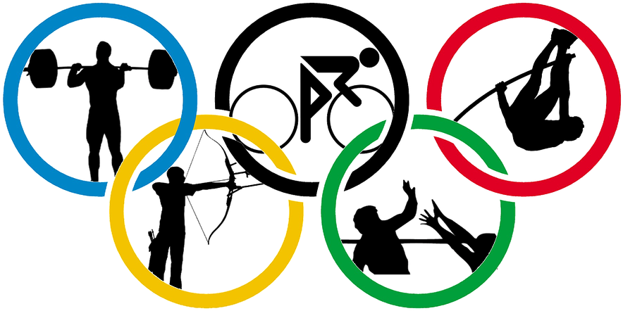 Olympic Sports Silhouettes PNG Image