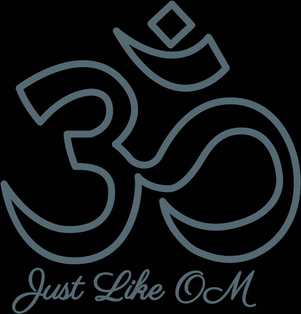 Om Symbol Artistic Interpretation PNG Image