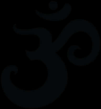 Om Symbol Spiritual Representation PNG Image