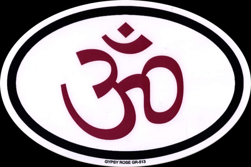 Om Symbol Sticker PNG Image