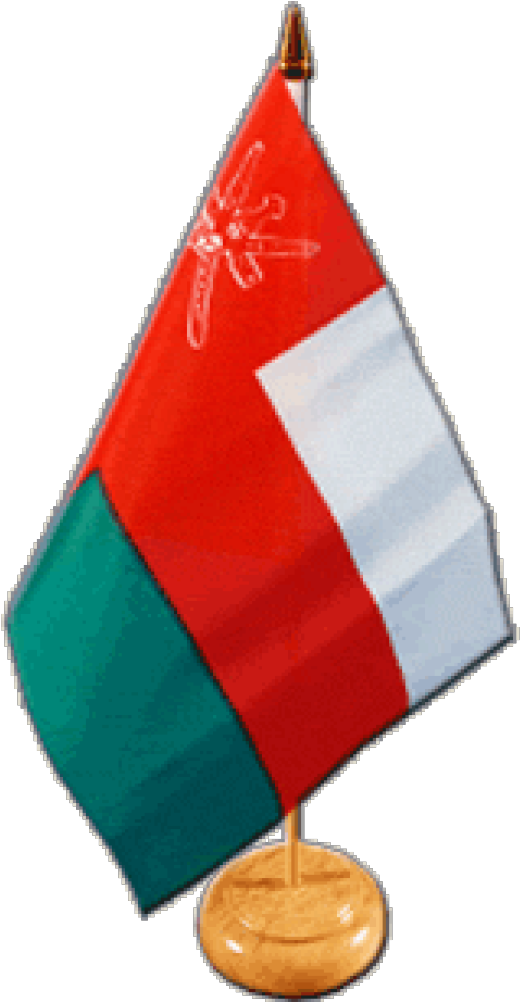 Oman Desk Flag PNG Image