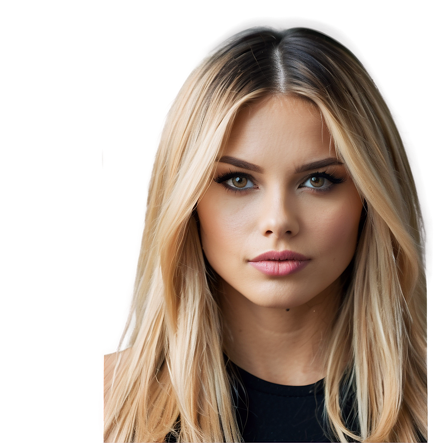 Ombre Blond Hair Png Enw26 PNG Image