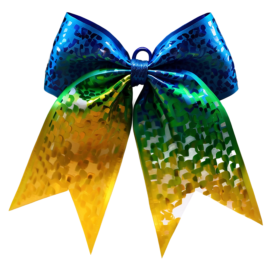 Ombre Cheer Bow Png 06212024 PNG Image