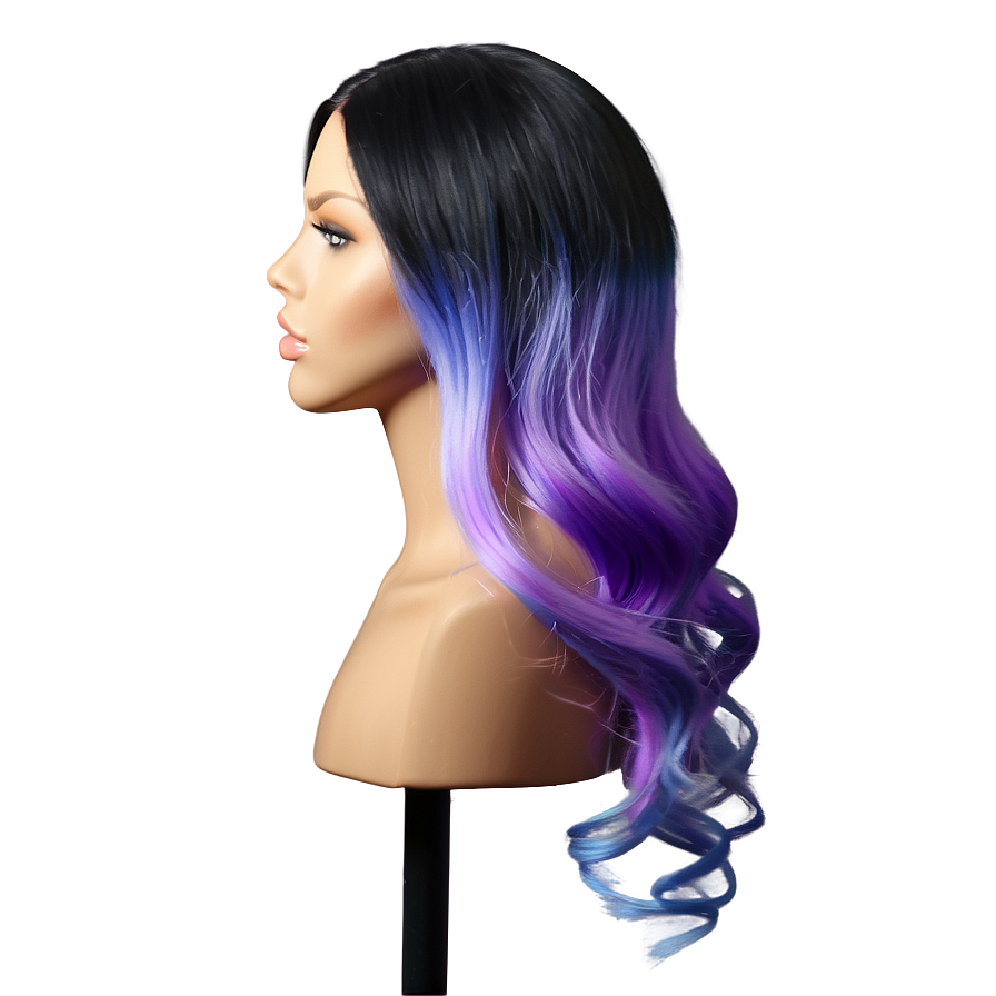 Ombre Wig Png Gwu90 PNG Image