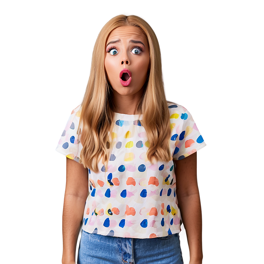 Omg Shocked Character Png 24 PNG Image