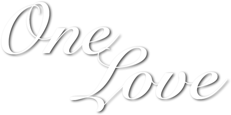 One Love Calligraphy PNG Image