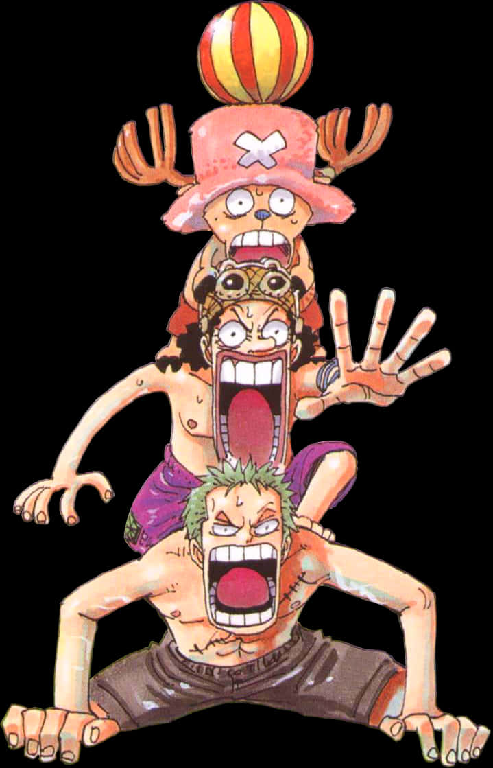 One_ Piece_ Animated_ Totem PNG Image