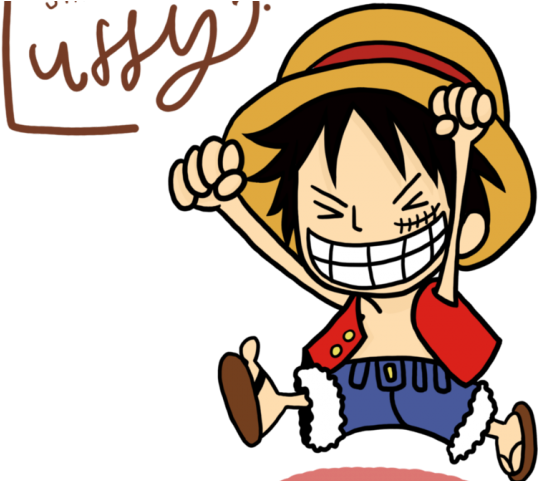 One Piece Luffy Cheerful Pose PNG Image