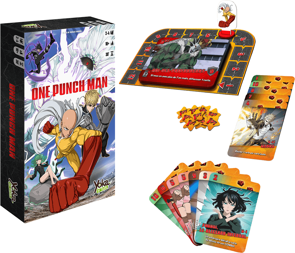 One Punch Man Board Game Set PNG Image