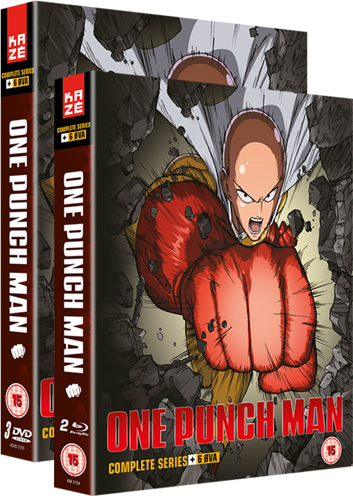 One Punch Man Complete Series D V D Cover PNG Image