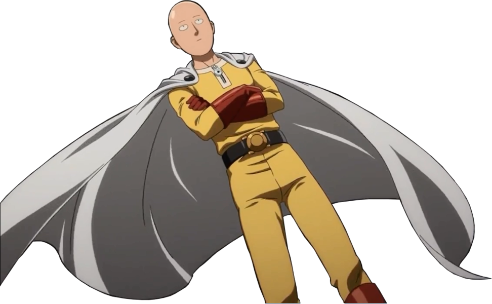 One Punch Man Standing Pose PNG Image