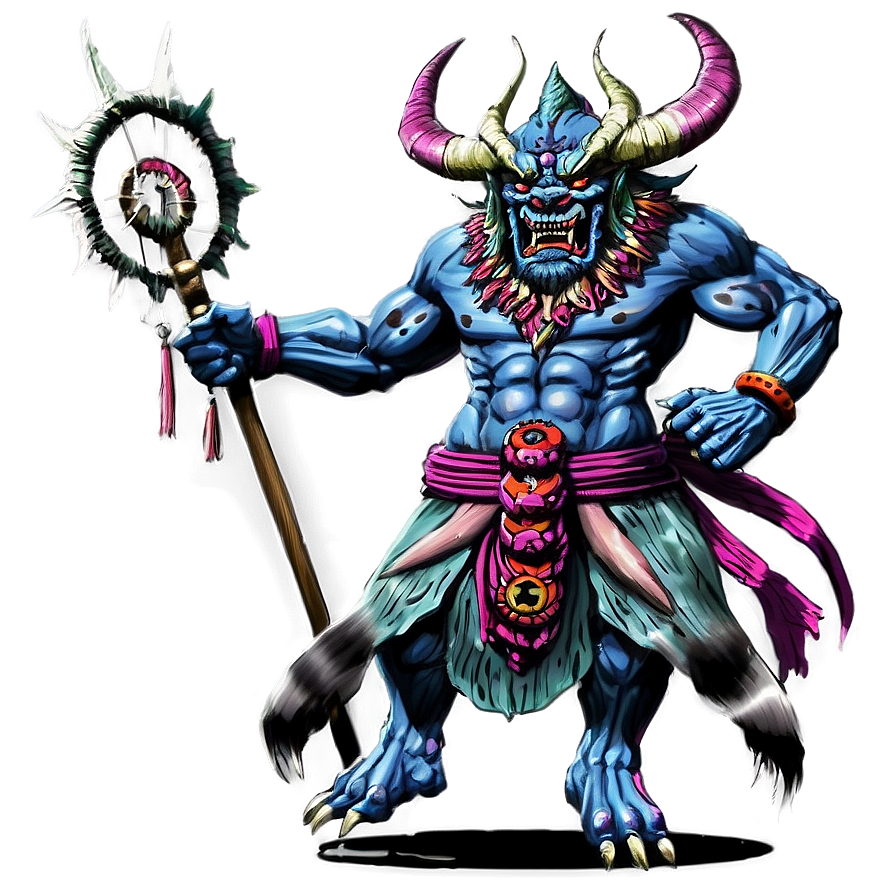 Oni Folklore Creature Png 06122024 PNG Image