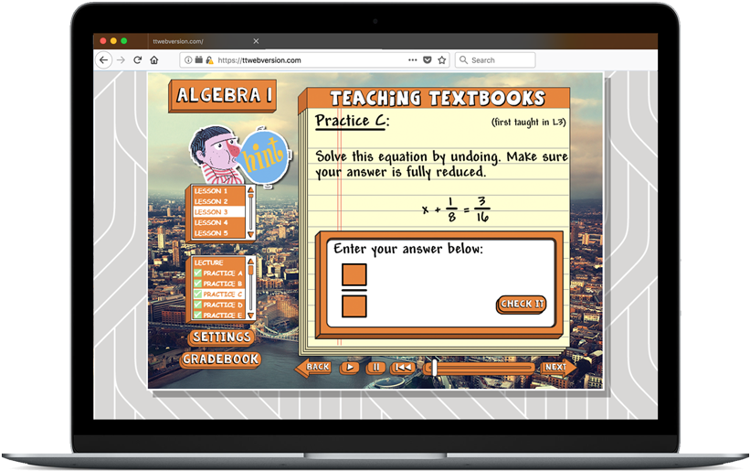 Online Algebra Lesson Practice PNG Image