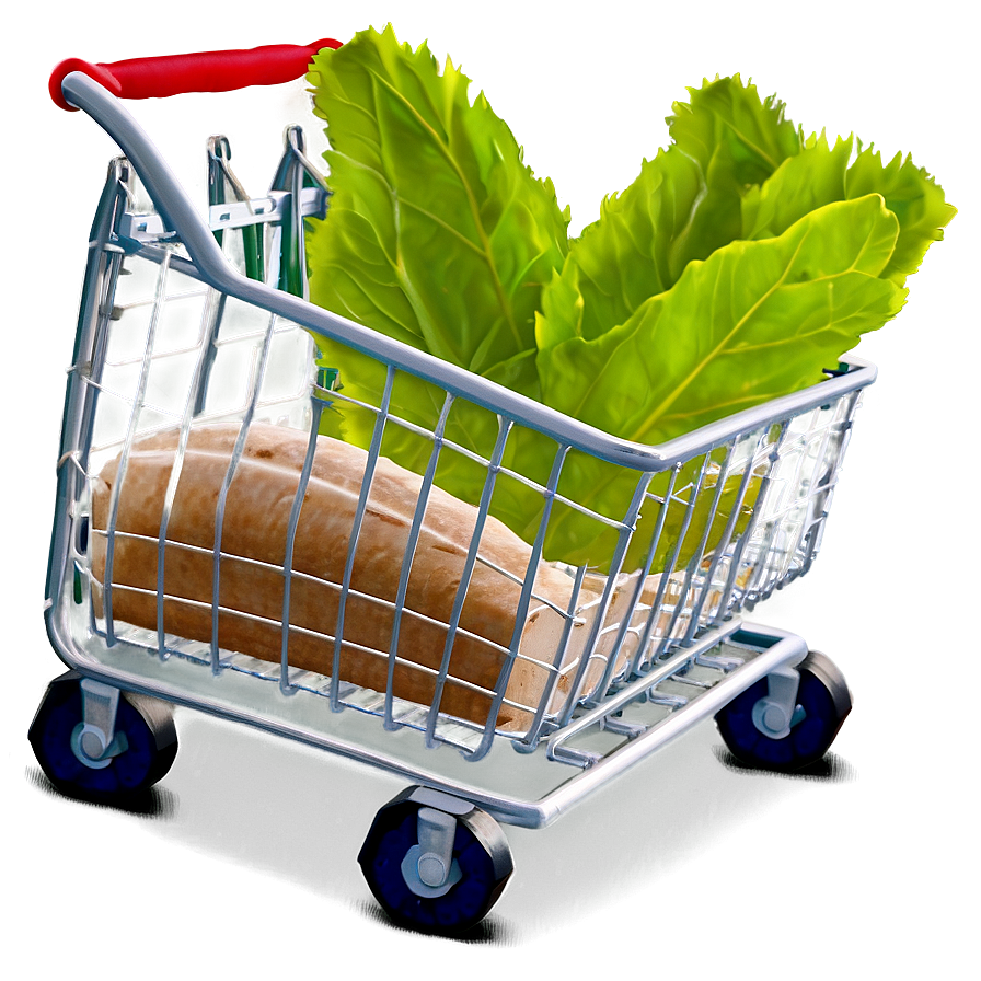 Online Grocery Cart Png Dqf1 PNG Image