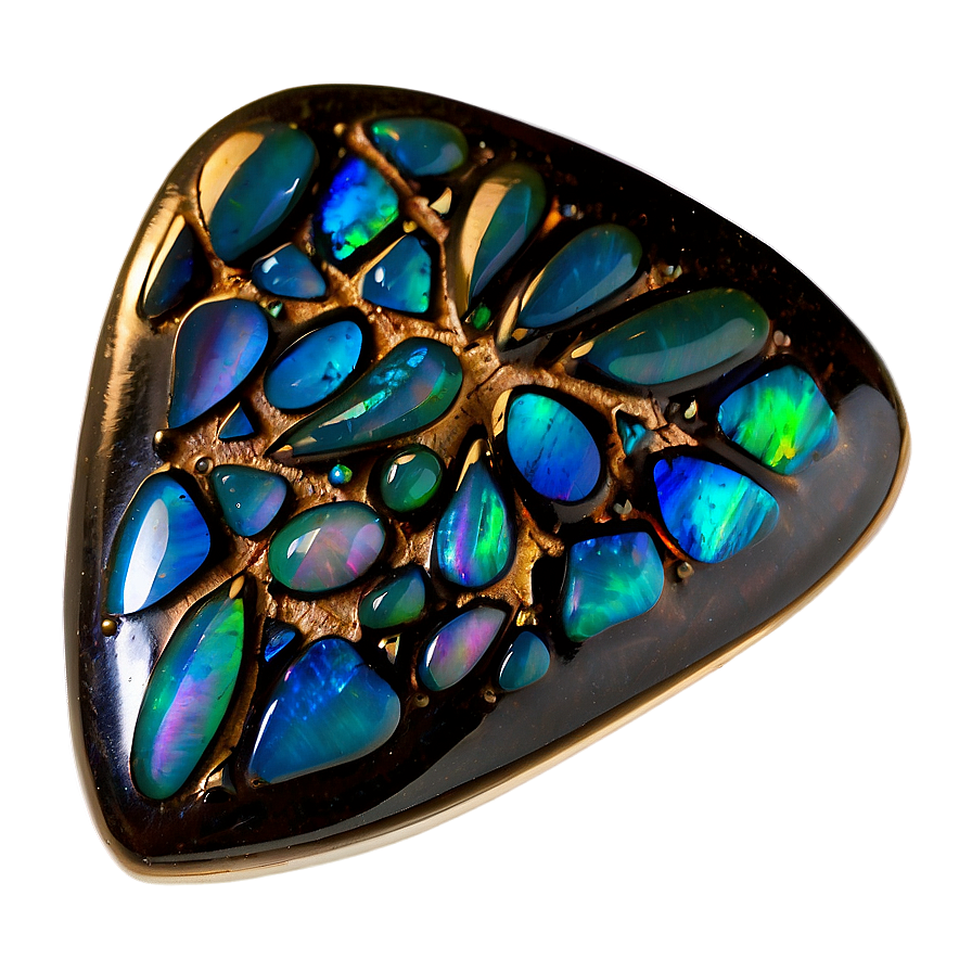 Opal Gem Mosaic Png Jkx25 PNG Image