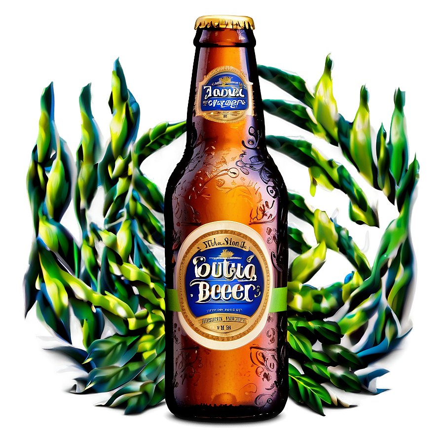 Open Beer Bottle Png 64 PNG Image