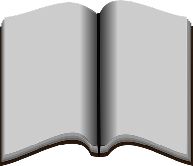 Open Blank Book PNG Image