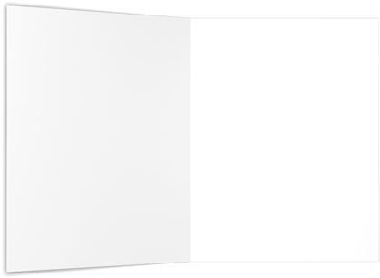 Open Blank Book Mockup PNG Image