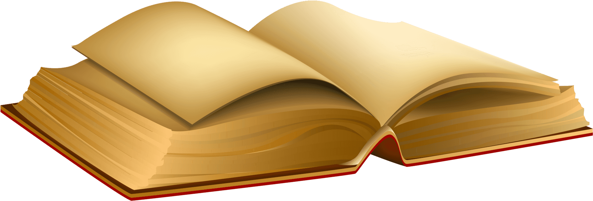 Open Book Clipart PNG Image