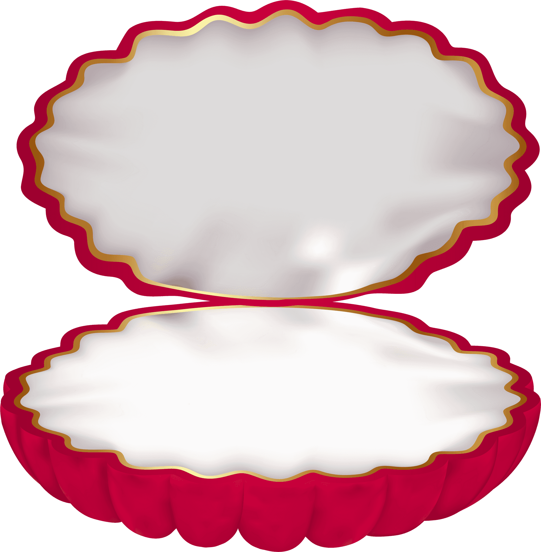 Open Clam Shell Illustration PNG Image