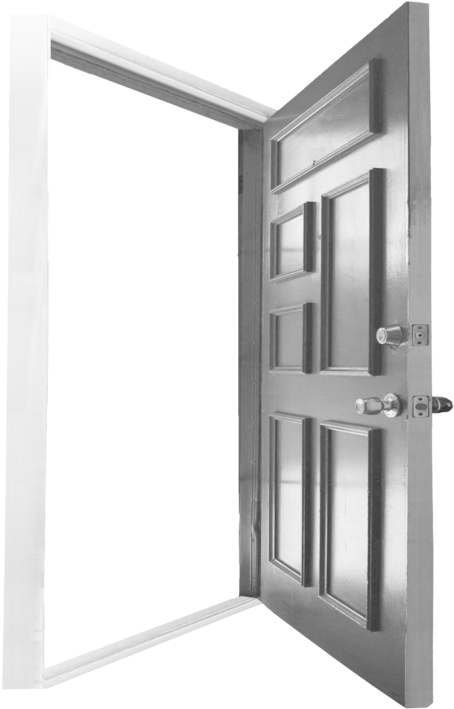 Open Door Inviting Entrance PNG Image